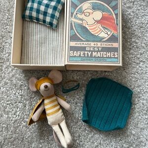 Maileg Mouse Little Brother Superhero with Accessories